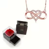 Elegant Infinity Heart Shape Luxury Rose Gift Box. - Image 6